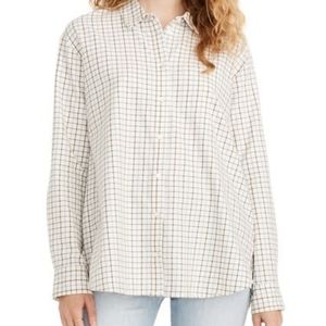 NWOT Madewell oversized Ex-Boyfriend Top